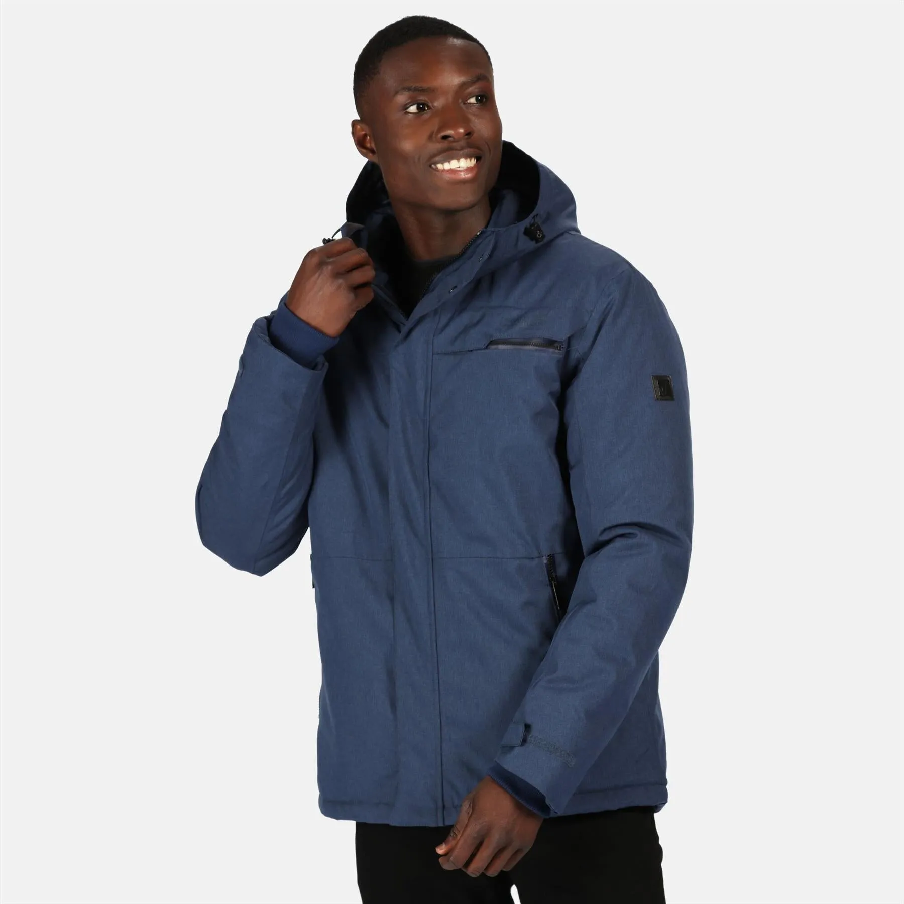 Regatta Mens Volter Shield II Heated Insulated Hooded Waterproof Jacket Coat