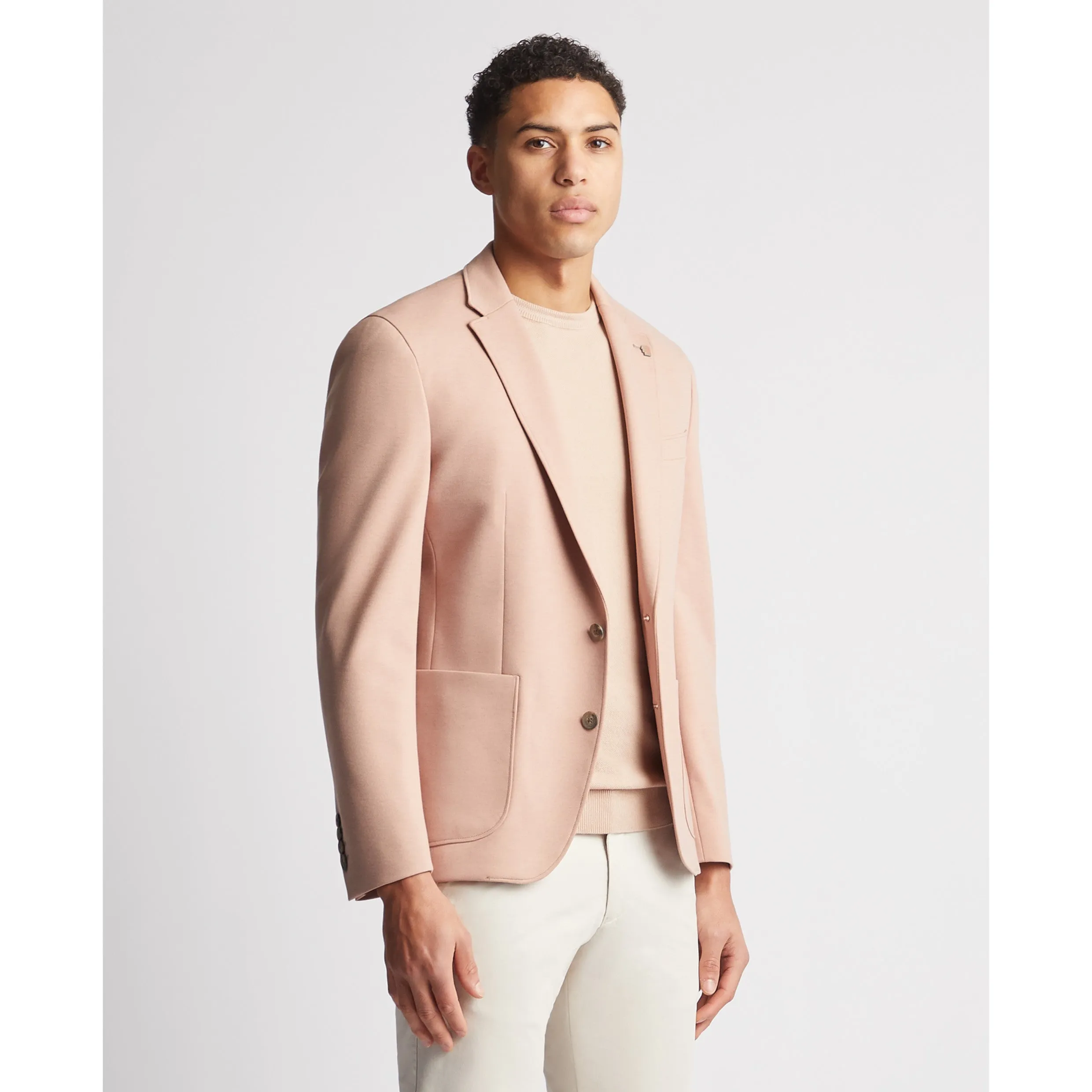 Remus Uomo Pink Napoli Stretch Summer Blazer 12638