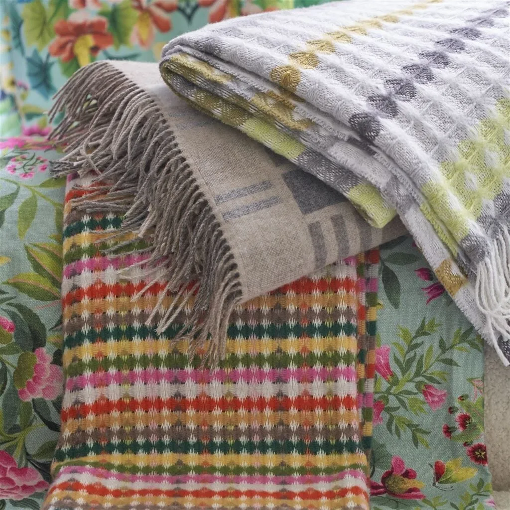 Santerno Moss Throw by Designers Guild