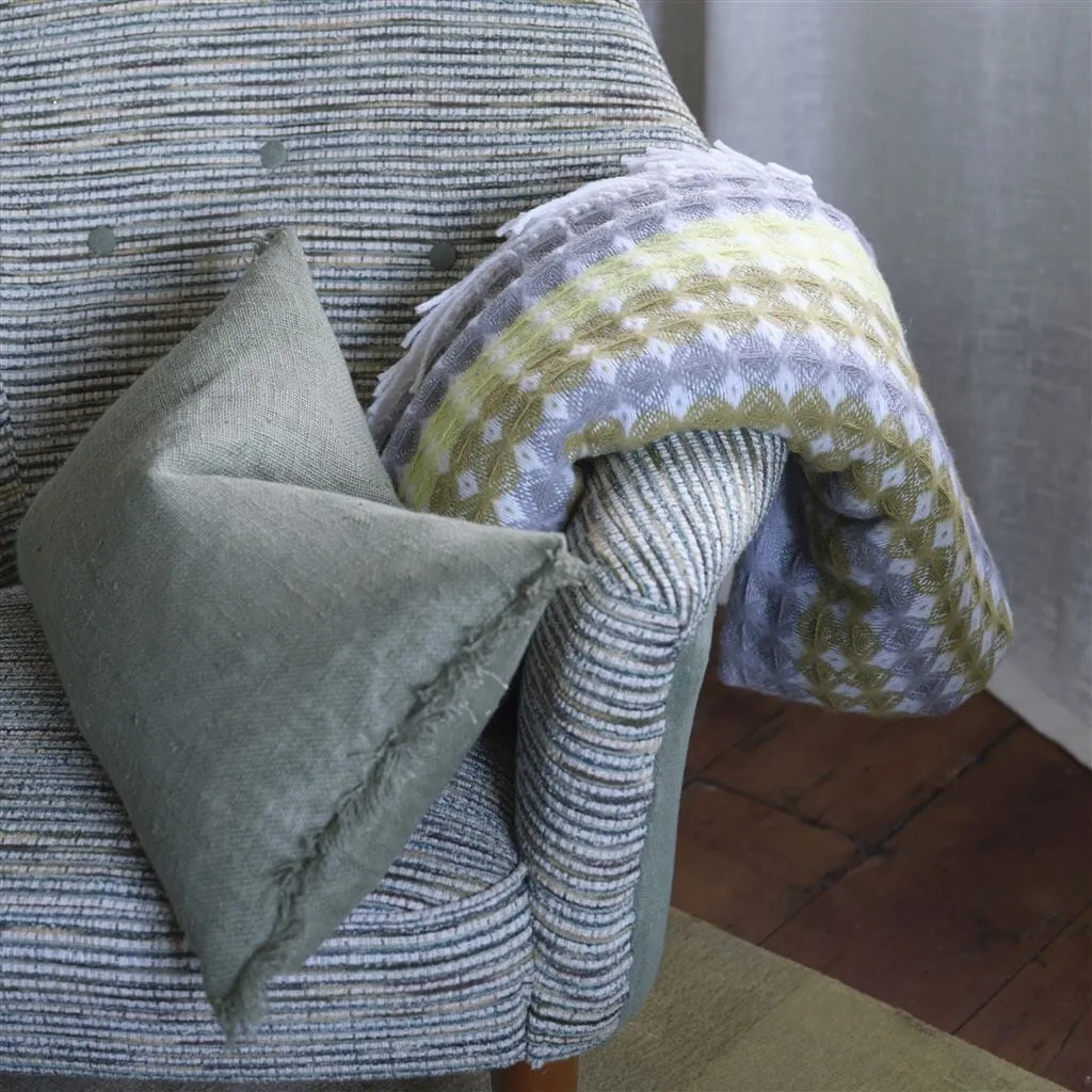 Santerno Moss Throw by Designers Guild