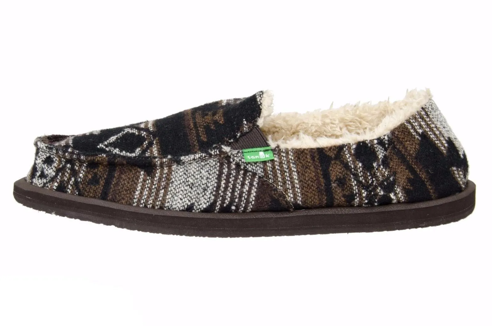 Sanuk Siena Black/Brown Navajo Shoe