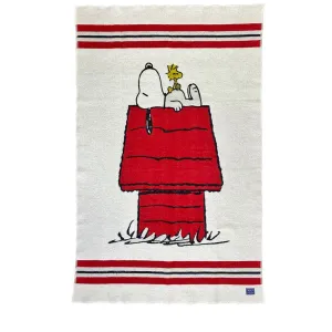 Snoopy House Wool Throw Blanket