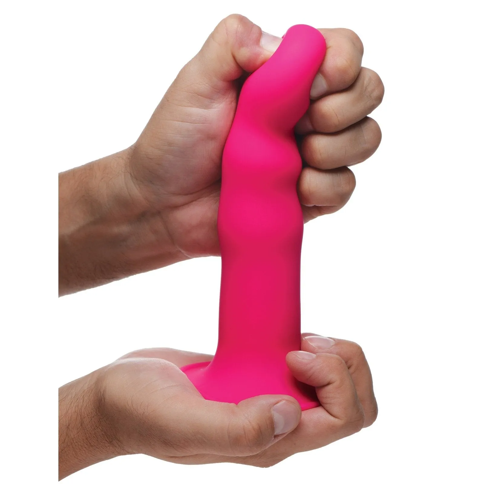 Squeezable Wavy Dildo