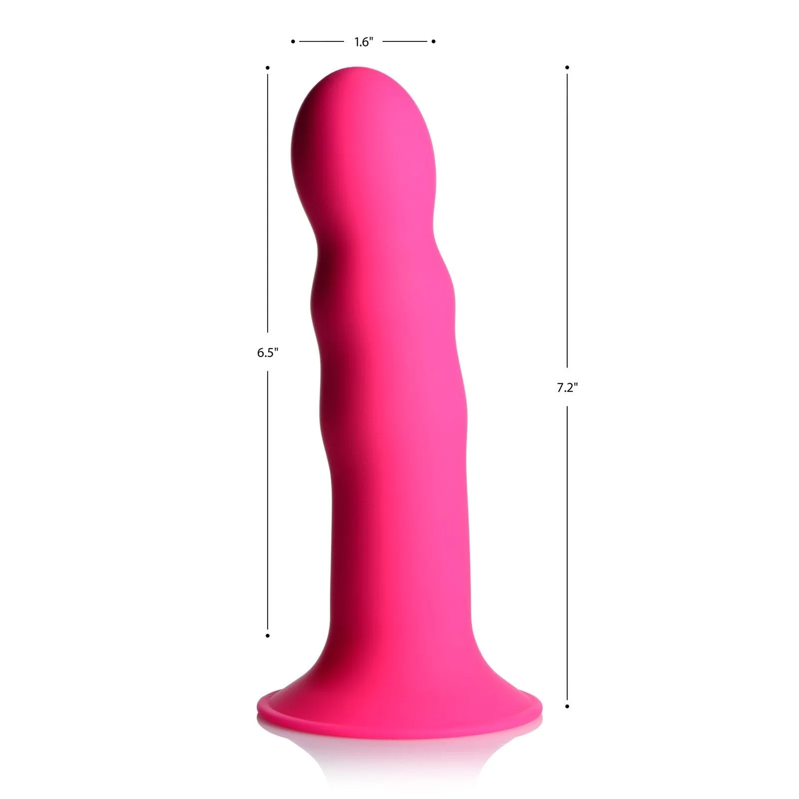 Squeezable Wavy Dildo