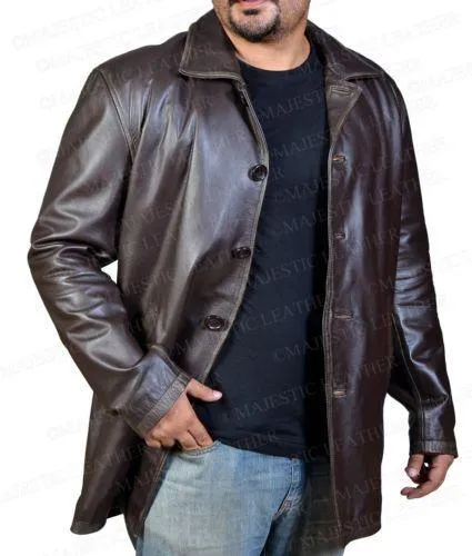 Supernatural Dean Winchester Brown Rub Buff distressed Cow Hide Leather Jacket