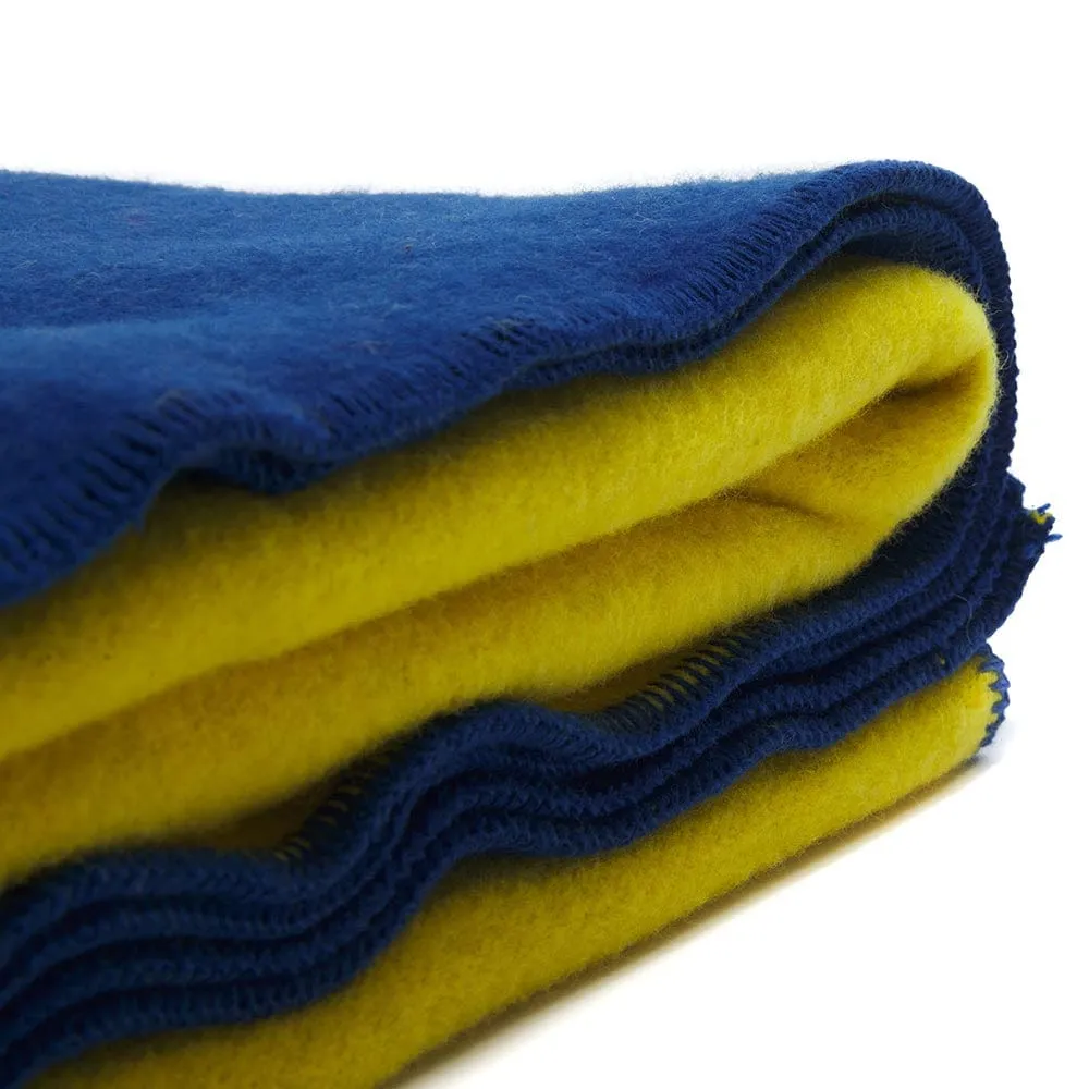 Swedish Flag Wool Throw