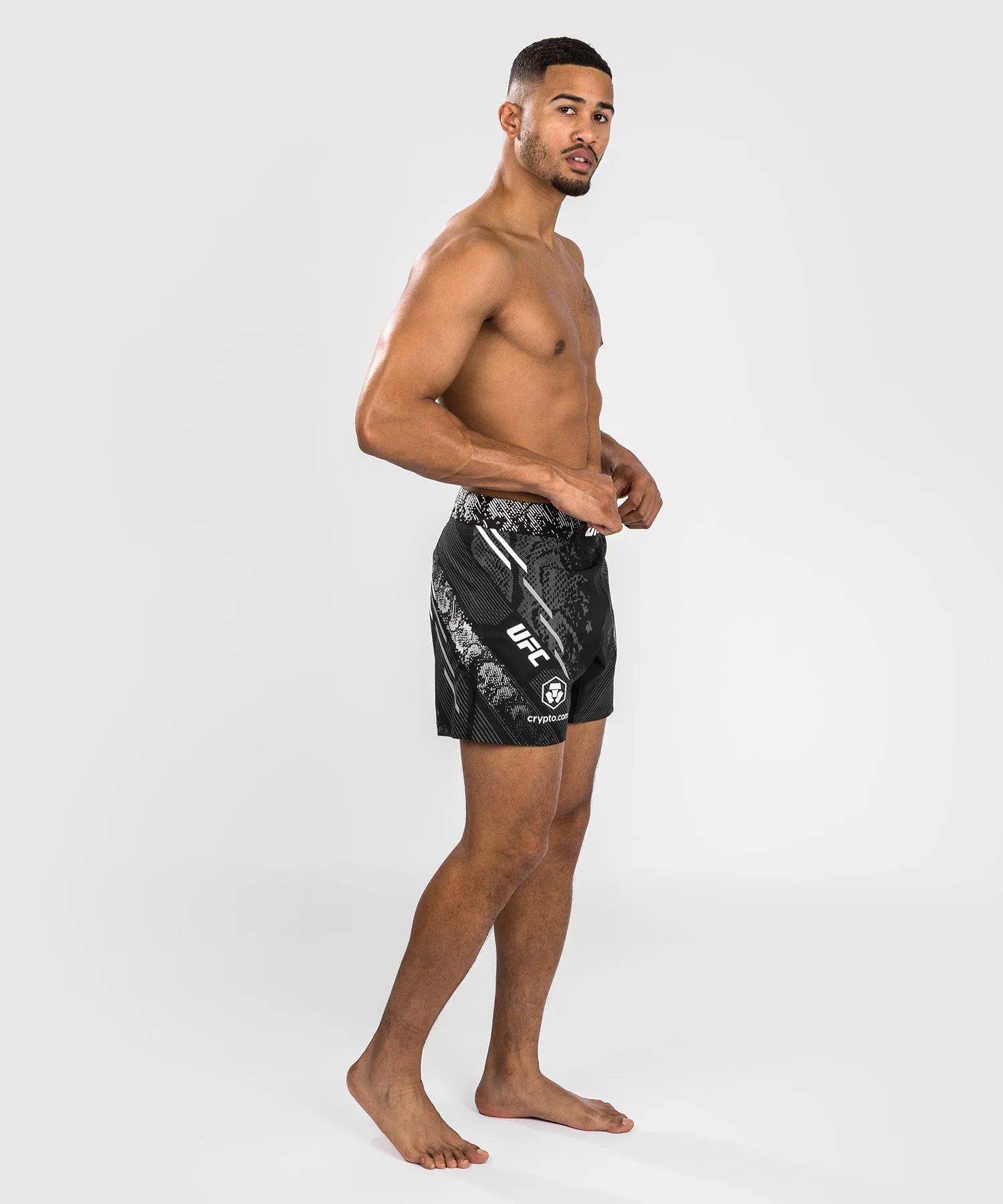 UFC Adrenaline by Venum Authentic Fight Night  Men's Fight Short - Short Fit - Black