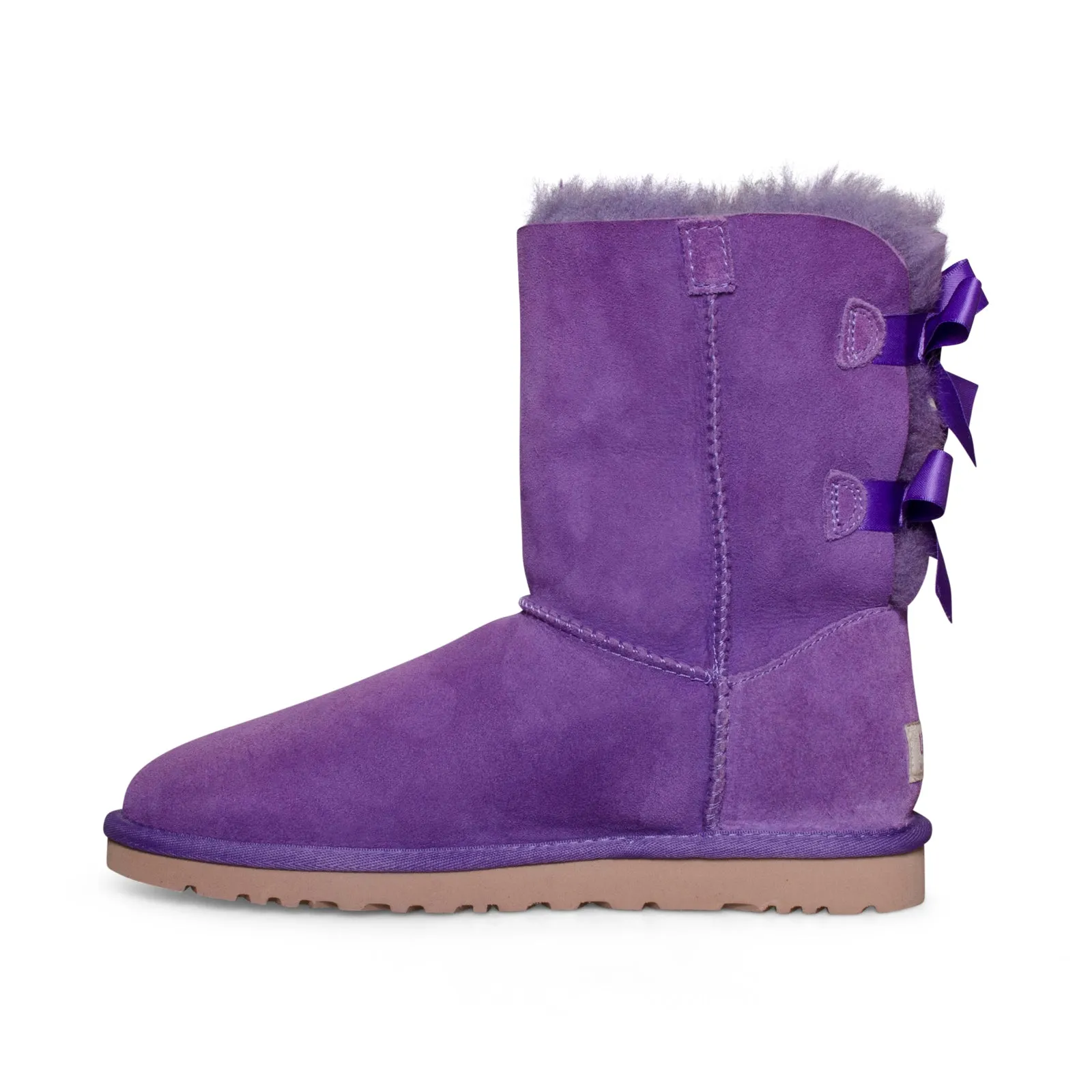 UGG Bailey Bow Purple Boots - Women's