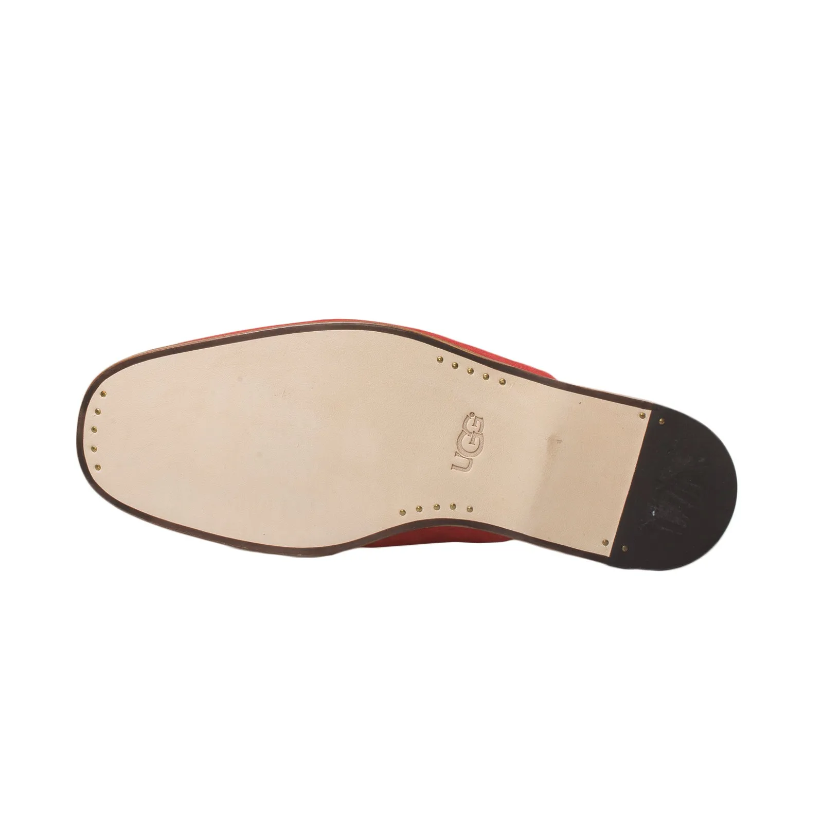 UGG Chateau Slip On Samba Red Slippers - Women's