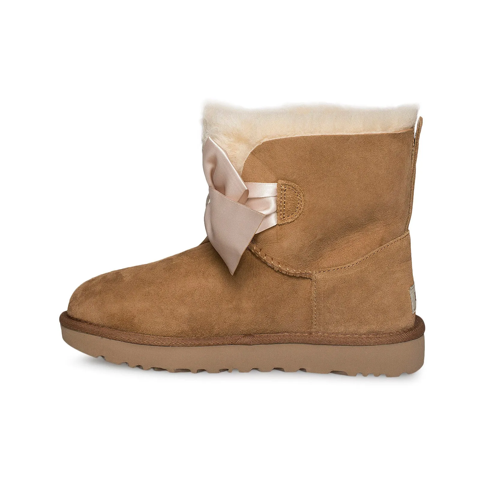 UGG Gita Bow Mini Chestnut Boots - Women's