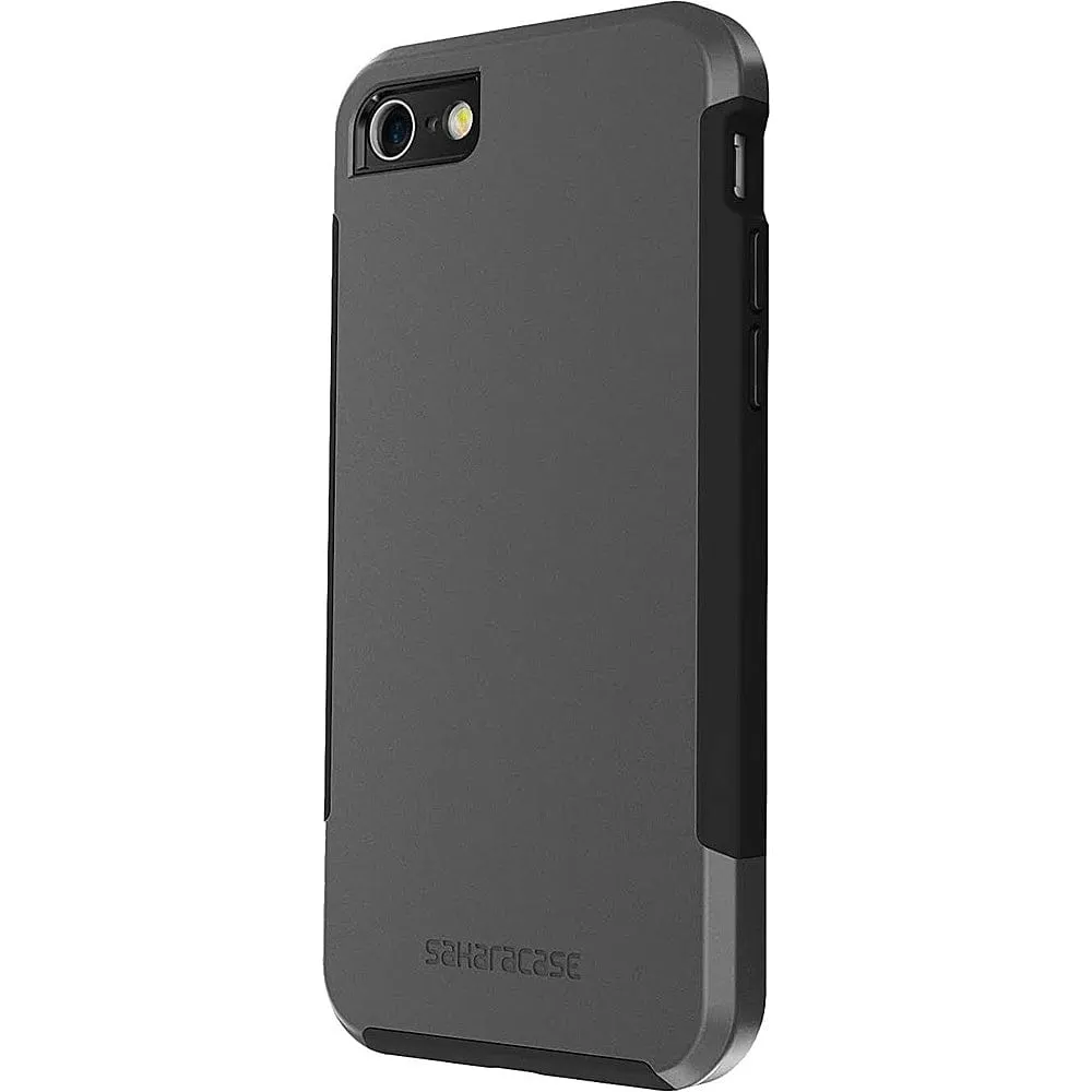 Venture Series Black Gray Case - Apple iPhone SE (2nd and 3rd Generation)