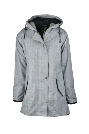 W39 - Ladies Hooded Tartan Washwax Katrina - PRINCE OF WALES