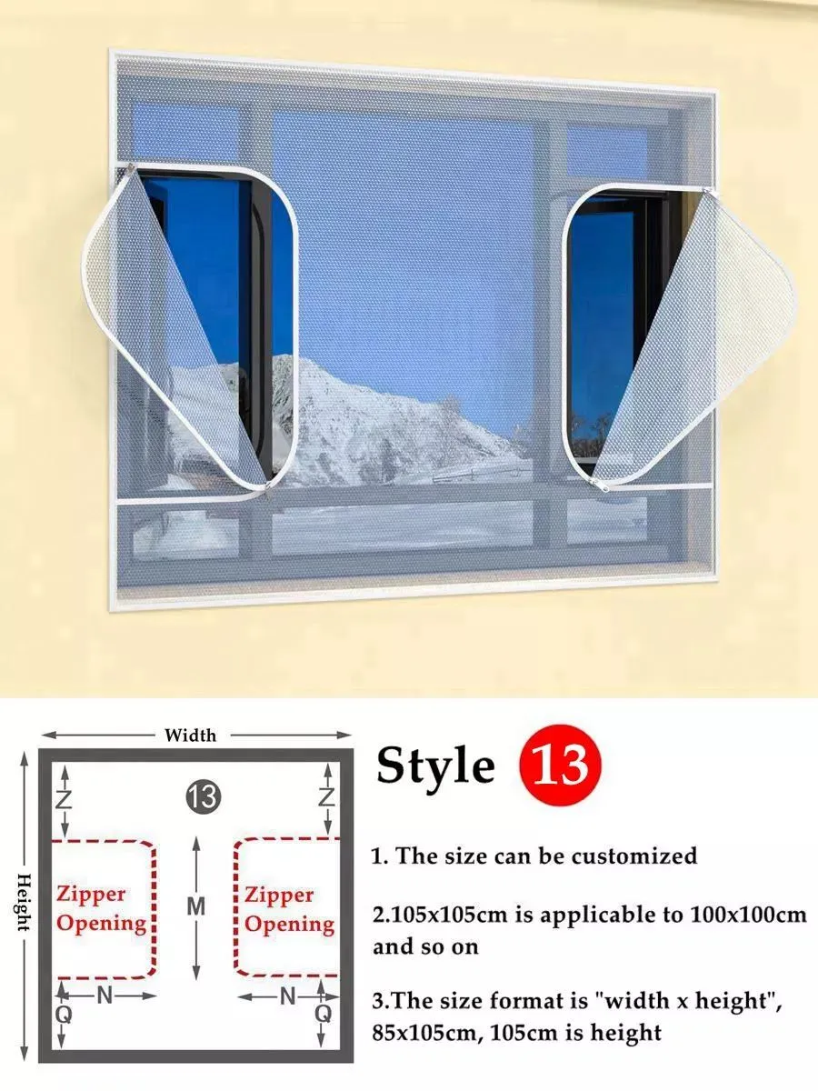 Winter Wrap Double Layer Windproof Self-Adhesive Zipper Film