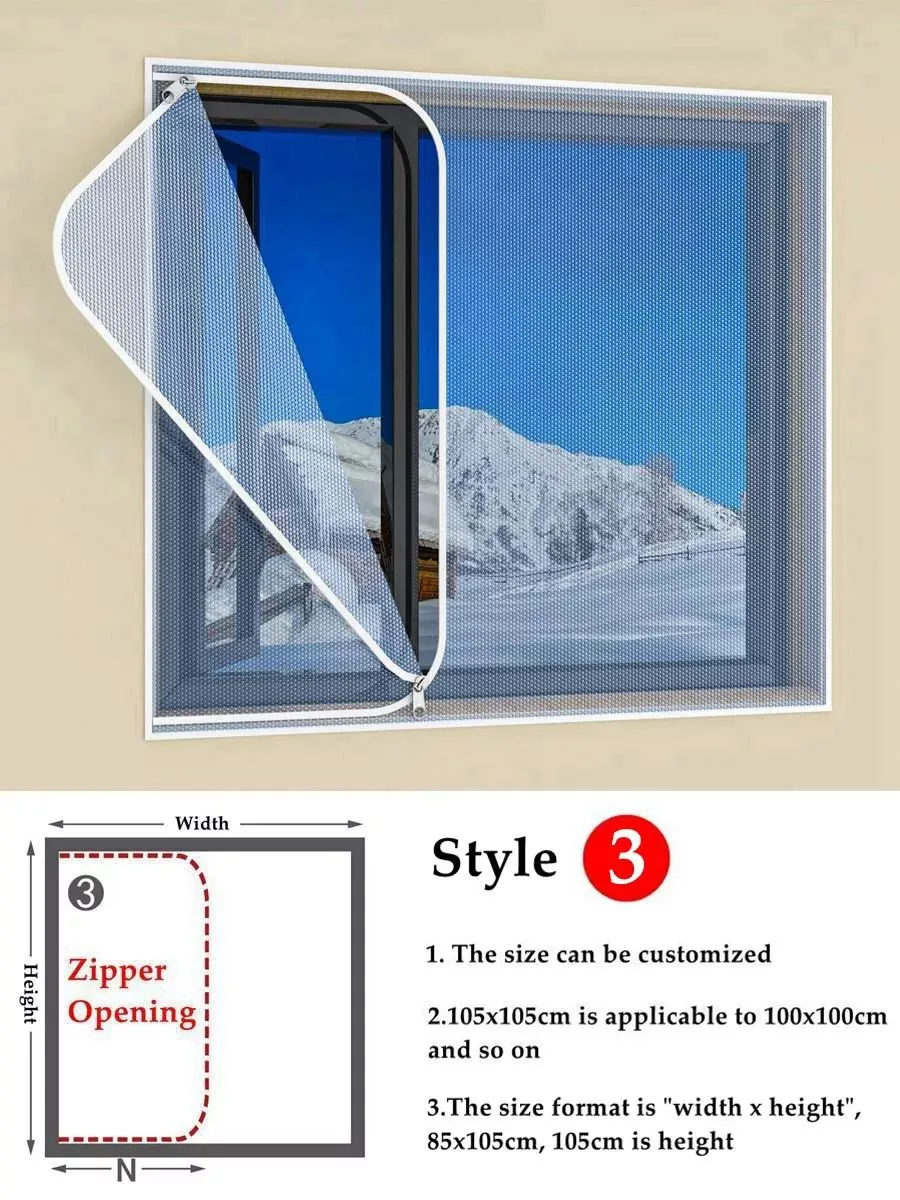 Winter Wrap Double Layer Windproof Self-Adhesive Zipper Film