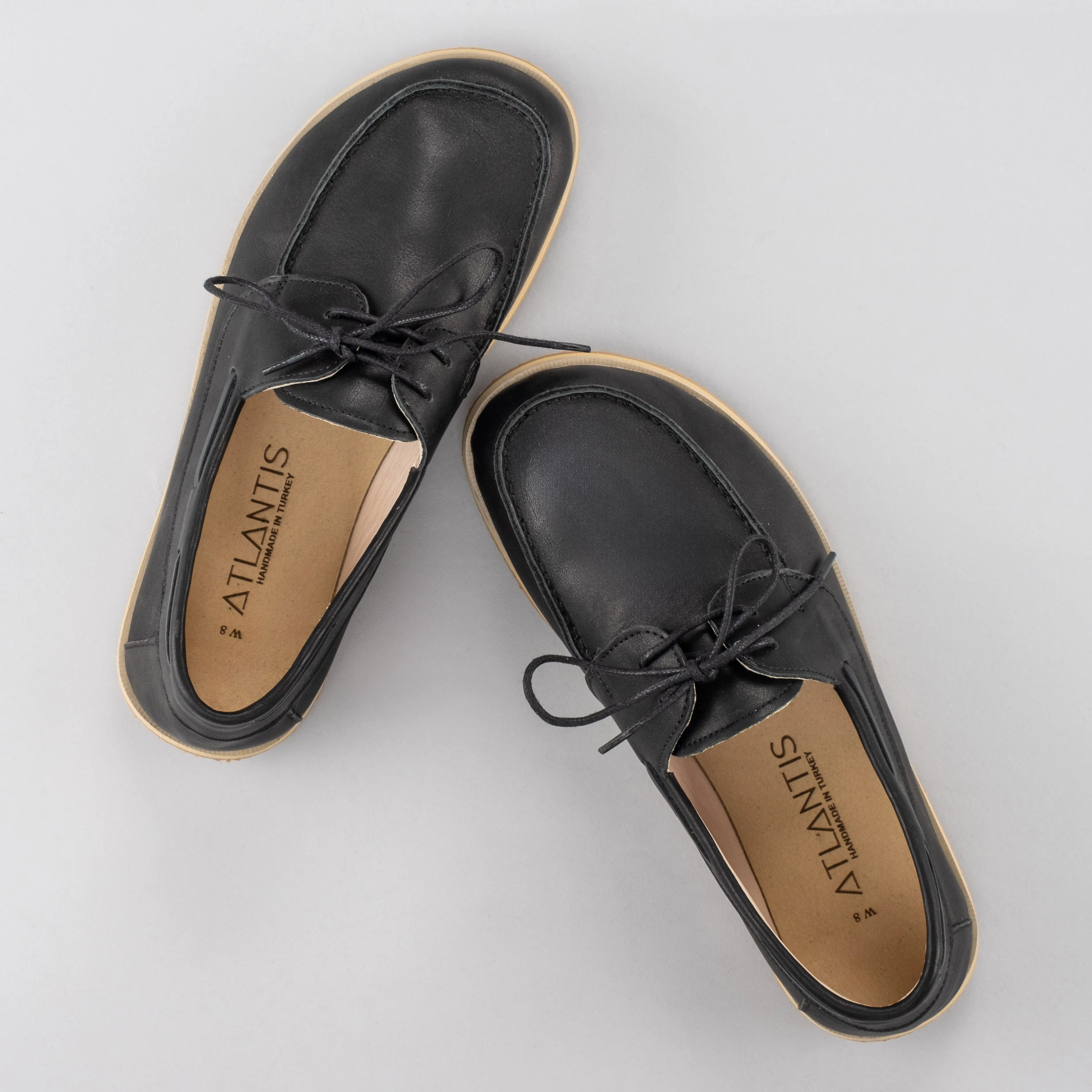 Women's Black Boat Shoes