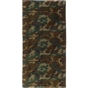 Woodland Camouflage - Military Beach Towel