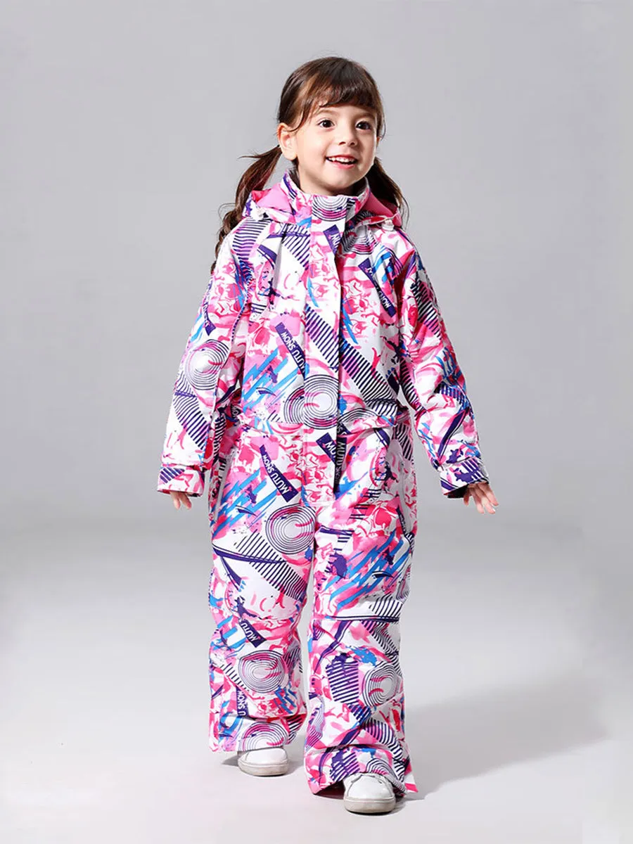 Yeefine Windproof Toddler One Piece Snowsuits